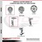 Service Caster 4'' V-Groove Semi Steel Wheel Rigid Caster with Bronze Bearing SCC-20R420-VGBZ - alternate 2